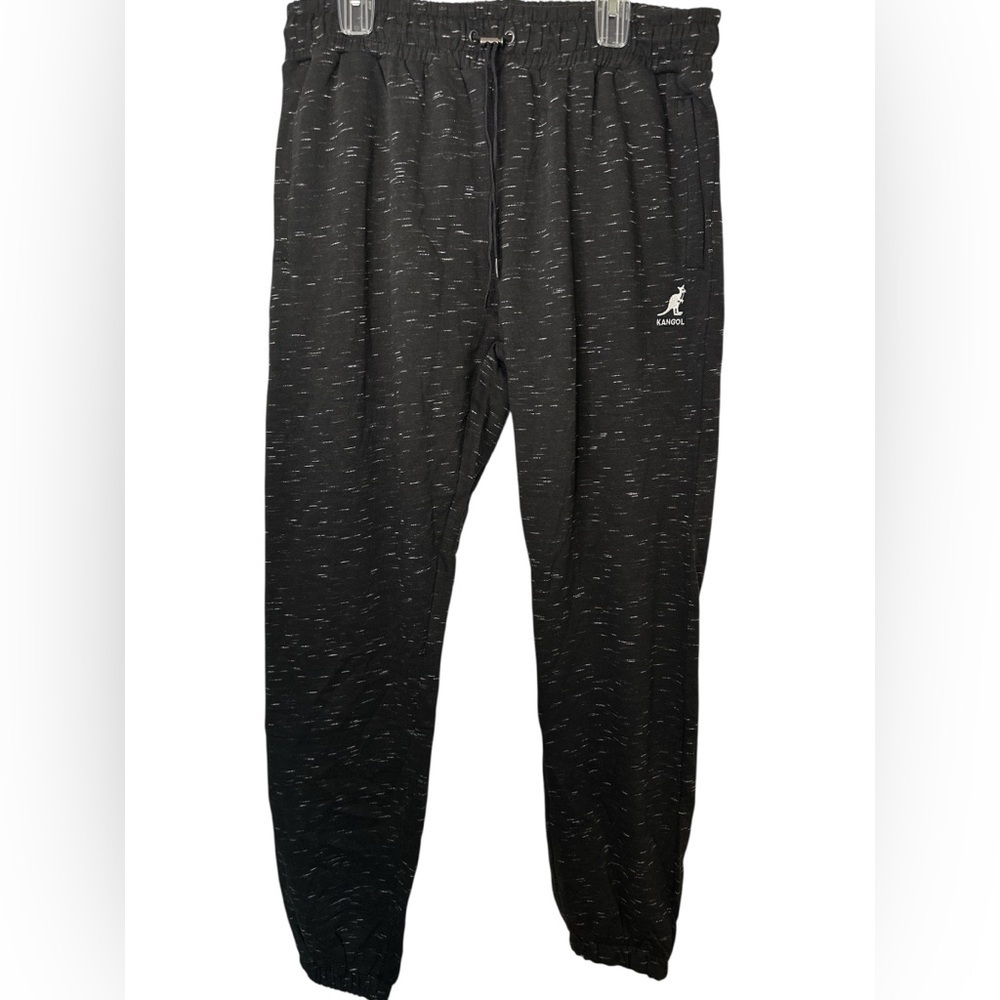 Kangol Black White Inject Sweatpants Joggers XL NWT